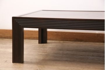 中古　松本民芸家具　絶版品!上質な雰囲気を醸し出す希少なG型座卓(ローテーブル、センターテーブル)(R-065227)