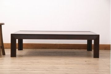 中古　松本民芸家具　絶版品!上質な雰囲気を醸し出す希少なG型座卓(ローテーブル、センターテーブル)(R-065227)