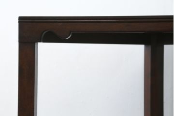 中古　美品　松本民芸家具　丁寧に面取りされたデザインが魅力的な隅棚(コーナーキャビネット、収納棚、戸棚、電話台)(定価約22万円)(R-065229)