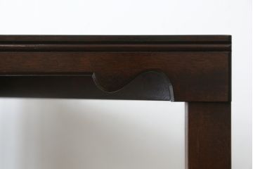 中古　美品　松本民芸家具　丁寧に面取りされたデザインが魅力的な隅棚(コーナーキャビネット、収納棚、戸棚、電話台)(定価約22万円)(R-065229)