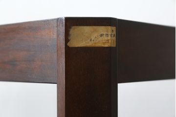 中古　美品　松本民芸家具　丁寧に面取りされたデザインが魅力的な隅棚(コーナーキャビネット、収納棚、戸棚、電話台)(定価約22万円)(R-065229)