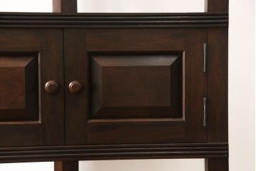 和製ビンテージ　松本民芸家具　レアモデル!!デッドスペースも有効活用できる隅棚(コーナーキャビネット、コーナーラック、収納棚、飾り棚、ヴィンテージ)(R-065230)