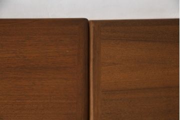 デンマークビンテージ　チーク材　無駄のないシンプルなデザインが魅力のエクステンションローテーブル(エクステンションテーブル、センターテーブル、座卓、北欧、ヴィンテージ)(R-065234)
