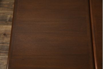 デンマークビンテージ　チーク材　無駄のないシンプルなデザインが魅力のエクステンションローテーブル(エクステンションテーブル、センターテーブル、座卓、北欧、ヴィンテージ)(R-065234)