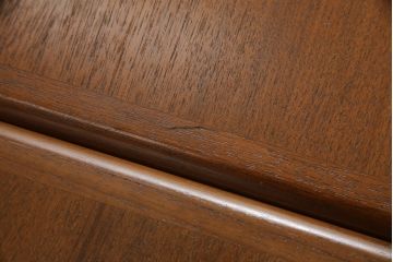 デンマークビンテージ　チーク材　無駄のないシンプルなデザインが魅力のエクステンションローテーブル(エクステンションテーブル、センターテーブル、座卓、北欧、ヴィンテージ)(R-065234)