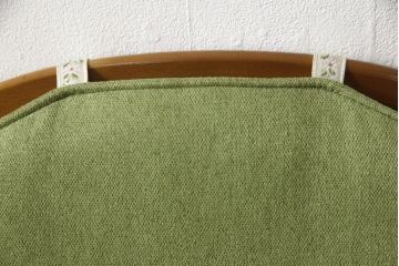 中古　美品　アーコール(ERCOL)　ほっと心が落ち着くような癒しカラーが魅力の1人掛けソファ(ウインザーチェア、アーコールチェア、イージーチェア、ラウンジチェア、ボウバック、ウィンザーチェア、アームチェア、1P)(R-065235)