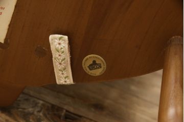 中古　美品　アーコール(ERCOL)　ほっと心が落ち着くような癒しカラーが魅力の1人掛けソファ(ウインザーチェア、アーコールチェア、イージーチェア、ラウンジチェア、ボウバック、ウィンザーチェア、アームチェア、1P)(R-065235)