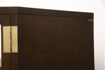 中古　カリモク(karimoku)　domani(ドマーニ)　Morganton(モーガントン)　洗練された佇まいが魅力のコーナーテレビ台(サイドボード、リビングボード、収納棚、戸棚、テレビボード)(定価約25万円)(R-065236)