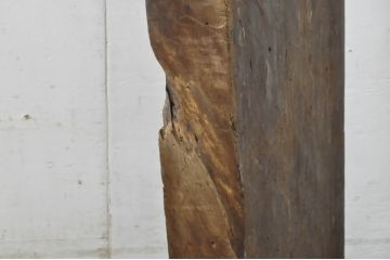 DIYなどにおすすめ!!使い込まれた風合いが魅力的な重厚な古材(テーブル、展示台、陳列台、作業台、天板、材料、資材)(R-065241)
