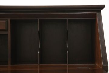 中古　美品　松本民芸家具　#805型　隠し収納あり　気品溢れる佇まいが魅力的なライティングビューロー(簿記机、ワークデスク、在宅用、在宅ワーク用、引き出し、サイドチェスト)(R-065243)