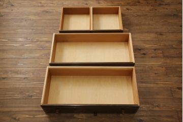 中古　美品　松本民芸家具　#805型　隠し収納あり　気品溢れる佇まいが魅力的なライティングビューロー(簿記机、ワークデスク、在宅用、在宅ワーク用、引き出し、サイドチェスト)(R-065243)