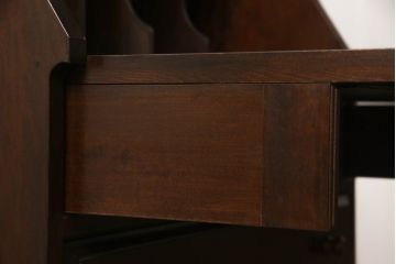 中古　美品　松本民芸家具　#805型　隠し収納あり　気品溢れる佇まいが魅力的なライティングビューロー(簿記机、ワークデスク、在宅用、在宅ワーク用、引き出し、サイドチェスト)(R-065243)