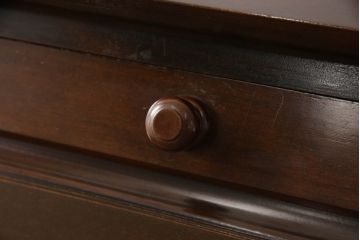 中古　美品　松本民芸家具　#805型　隠し収納あり　気品溢れる佇まいが魅力的なライティングビューロー(簿記机、ワークデスク、在宅用、在宅ワーク用、引き出し、サイドチェスト)(R-065243)