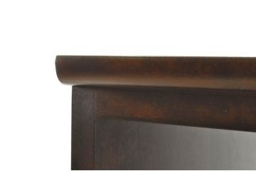 中古　美品!!　松本民芸家具　特注品　重厚な佇まいが魅力の縦型オープンラック(キャビネット、収納棚、シェルフ)(R-065244)