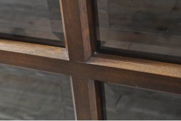 中古　美品　松本民芸家具　脚(台輪)リメイク　落ち着きのある大人空間を演出してくれるキャビネット(収納棚、戸棚、サイドボード)(R-065247)