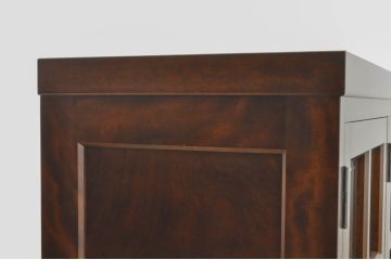 中古　美品　松本民芸家具　脚(台輪)リメイク　落ち着きのある大人空間を演出してくれるキャビネット(収納棚、戸棚、サイドボード)(R-065247)
