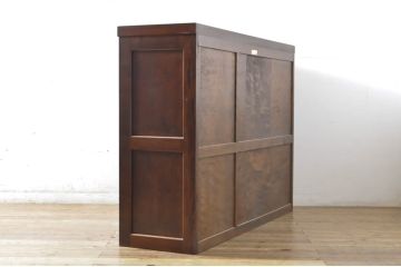 中古　美品　松本民芸家具　脚(台輪)リメイク　落ち着きのある大人空間を演出してくれるキャビネット(収納棚、戸棚、サイドボード)(R-065249)