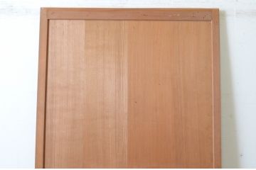 アンティーク建具　昭和初期　上手物!!　美しい柾目が魅力の舞良戸1枚(まいらど、板戸、引き戸)(R-065251)