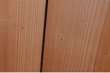 アンティーク建具　昭和初期　趣ある古い木味が魅力的な舞良戸2枚セット(まいらど、板戸、引き戸)(R-065253)
