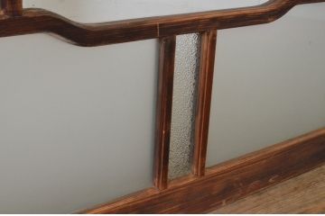 アンティーク建具　大正ロマン　ノスタルジックな雰囲気を醸し出すガラス窓3枚セット(引き戸、ガラス戸、建具)(R-065258)