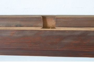 アンティーク建具　シンプルな和風の大判ガラスの窓4枚セット(引き戸、ガラス戸、レトロ)(R-065259)