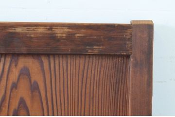 アンティーク建具　昔ながらの和を感じさせる舞良戸窓4枚セット(まいらど、板戸、引き戸)(R-065325)