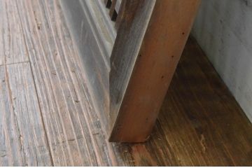 アンティーク建具　型変わりの格子欄間1枚(明かり取り、明り取り)(R-065345)