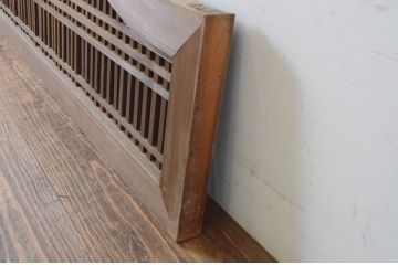 アンティーク建具　型変わりの格子欄間1枚(明かり取り、明り取り)(R-065345)
