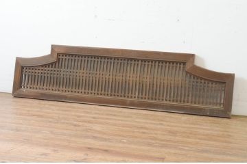 アンティーク建具　型変わりの格子欄間1枚(明かり取り、明り取り)(R-065347)