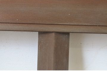 アンティーク建具　すっきりとしたデザインが魅力の格子欄間1枚(明かり取り、明り取り)(R-065348)