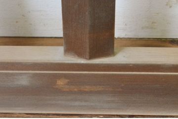 アンティーク建具　すっきりとしたデザインが魅力の格子欄間1枚(明かり取り、明り取り)(R-065348)