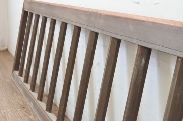 アンティーク建具　すっきりとしたデザインが魅力の格子欄間1枚(明かり取り、明り取り)(R-065348)