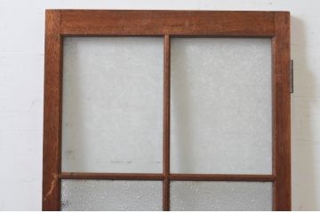 アンティーク建具　大正ロマンの雰囲気漂う古い洋館の片開き窓(ガラス窓)(R-065350)