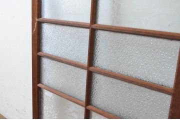 アンティーク建具　大正ロマンの雰囲気漂う古い洋館の片開き窓(ガラス窓)(R-065350)