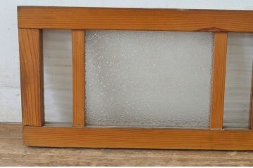 アンティーク建具　ダイヤガラス入り　シンプルでインテリアに取り入れやすい小さな明かり取り1枚(欄間、明り取り)(R-065353)