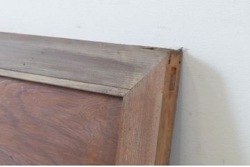 アンティーク建具　落ち着きのある透かし彫りが魅力の欄間2枚セット(明かり取り、明り取り)(R-065355)