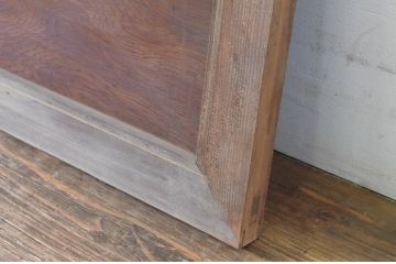 アンティーク建具　落ち着きのある透かし彫りが魅力の欄間2枚セット(明かり取り、明り取り)(R-065355)