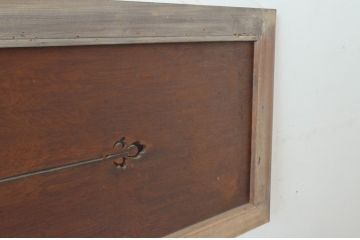 アンティーク建具　落ち着きのある透かし彫りが魅力の欄間2枚セット(明かり取り、明り取り)(R-065355)