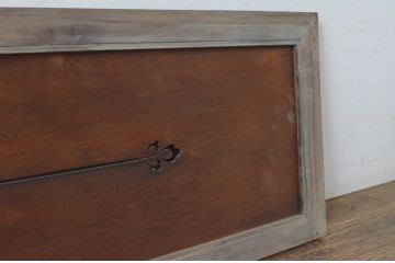 アンティーク建具　落ち着きのある透かし彫りが魅力の欄間2枚セット(明かり取り、明り取り)(R-065355)