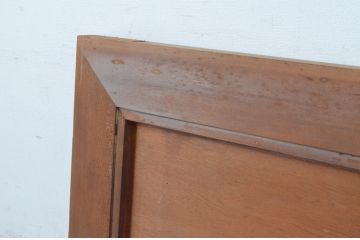 アンティーク建具　羽ばたく鳥の様子が透かし彫りで表現された欄間2枚セット(明かり取り、明り取り)(R-065356)