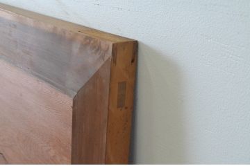 アンティーク建具　羽ばたく鳥の様子が透かし彫りで表現された欄間2枚セット(明かり取り、明り取り)(R-065356)