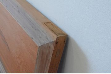 アンティーク建具　羽ばたく鳥の様子が透かし彫りで表現された欄間2枚セット(明かり取り、明り取り)(R-065356)