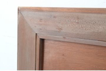 アンティーク建具　野でたわむれる鳥が透かし彫りで表現された欄間2枚セット(明かり取り、明り取り)(R-065357)