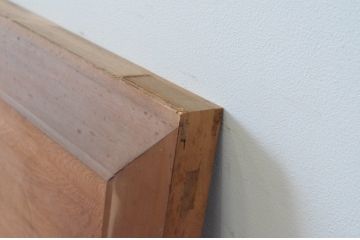 アンティーク建具　野でたわむれる鳥が透かし彫りで表現された欄間2枚セット(明かり取り、明り取り)(R-065357)