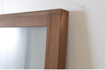 アンティーク建具　シンプルでインテリアに合わせやすい格子入りのスモークガラス欄間3枚セット(明かり取り、明り取り)(R-065359)