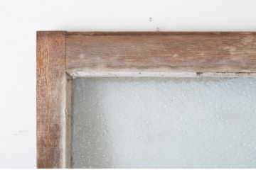 アンティーク建具　大正ロマンの古い洋館で使われていたグレモン錠付き両開き窓と明かり取りのセット(突き出し窓、ガラス扉、明かり取り、明り取り)(R-065361)