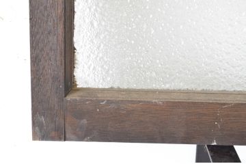 アンティーク建具　大正ロマン　古い洋館で使われていたグレモン錠付き両開き窓と明かり取りのセット(突き出し窓、ガラス扉、明り取り)(R-065362)