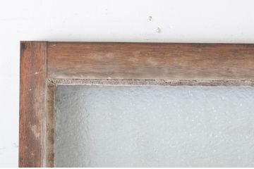 アンティーク建具　大正ロマン　古い洋館で使われていたグレモン錠付き両開き窓と明かり取りのセット(突き出し窓、ガラス扉、明り取り)(R-065362)