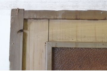 アンティーク建具　ペイント仕上げ限定　レトロな雰囲気あふれるドア1枚(扉、木製ドア、開き戸)(R-065364)
