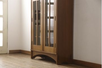 アメリカヴィンテージ　Stickley(スティックレー、スティックレイ)　ナチュラルテイストの空間づくりにおすすめのキャビネット(ブックケース、本箱、収納棚、戸棚、ビンテージ)(R-065391)